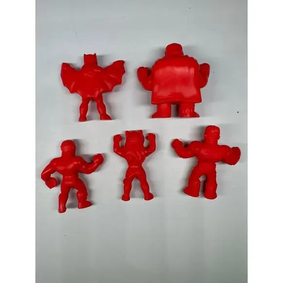 5 Wendy's Kids Meal Toys DC Super Heroes Mini Figures Red - Picture 2 of 8